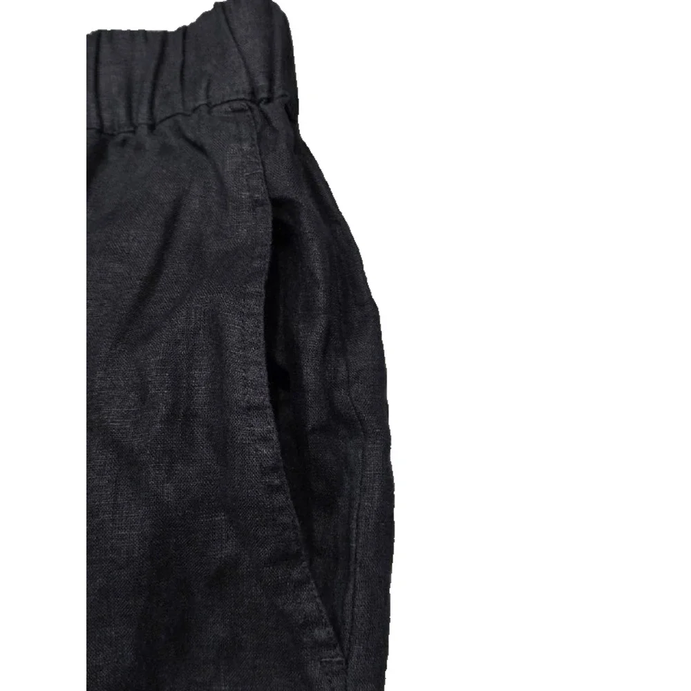 Zara Black Wide Leg Y2K Pants Trousers Small A004316